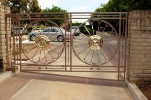 Metal fabricated gates