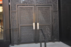 Ornamental metal door